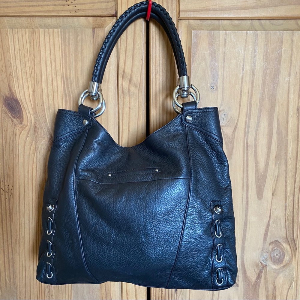 B MAKOWSKY LARGE BALCK TOTE NEVER USED - Picture 2 of 12